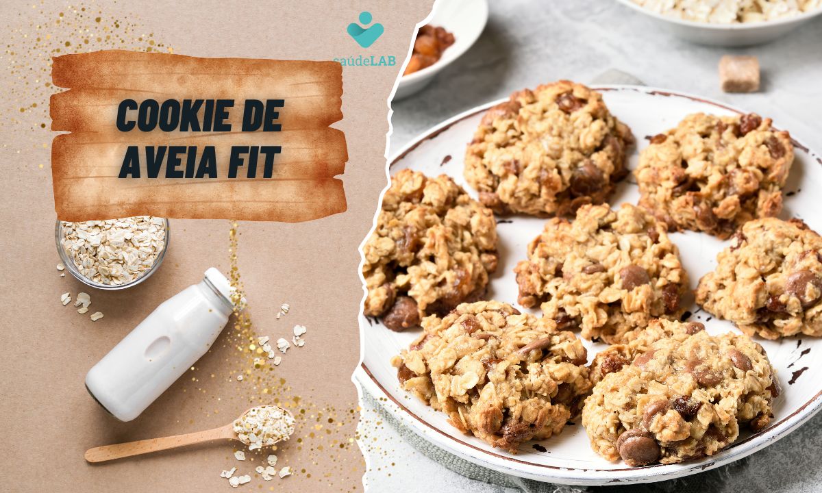 Cookie De Aveia Fit Receita Perfeita Que Fica Pronta Em 20 Minutos