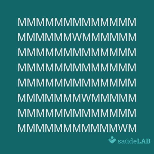 Quase ninguém encontra o "W" nesse desafio do século! Veja se você consegue 2 desafio do século