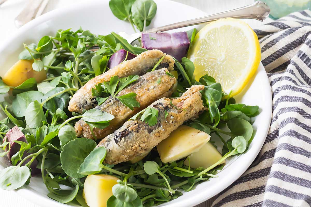 peixe empanado assado
