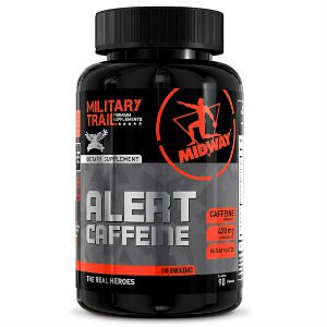 Termogênico Alert Caffeine Military Trail 90 Cáps - Sem Sabor - Único