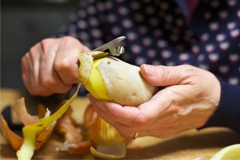 usar cascar de batata