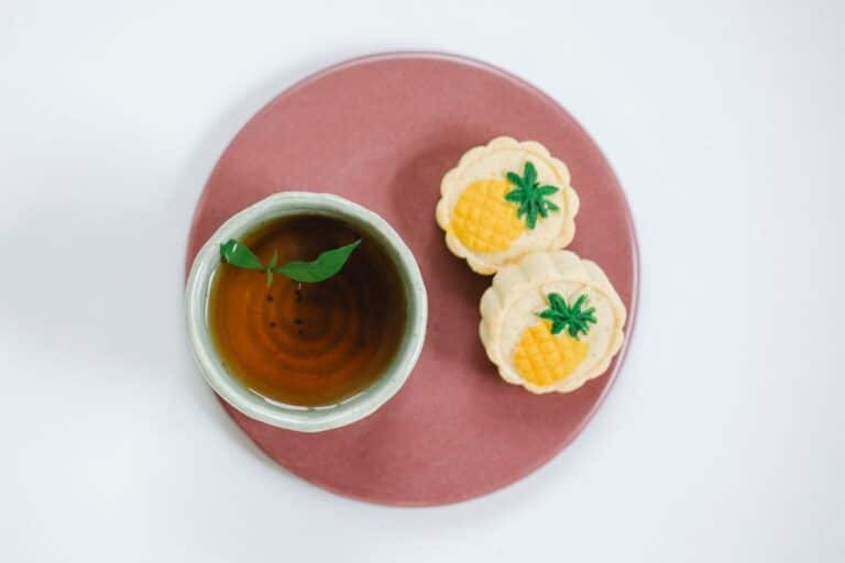 chá da casca de abacaxi