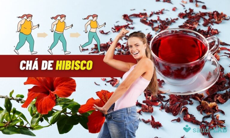Chá de hibisco.