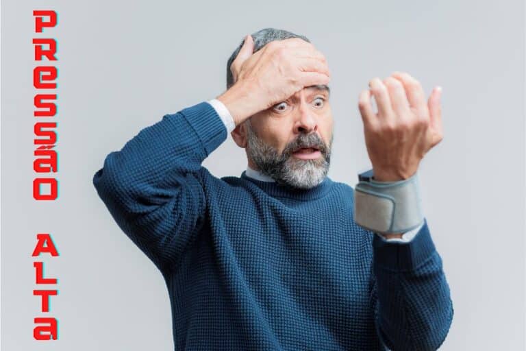 O que causa pressão alta? Descubra hoje como cuidar e prevenir a hipertensão 7 homem medindo pressão