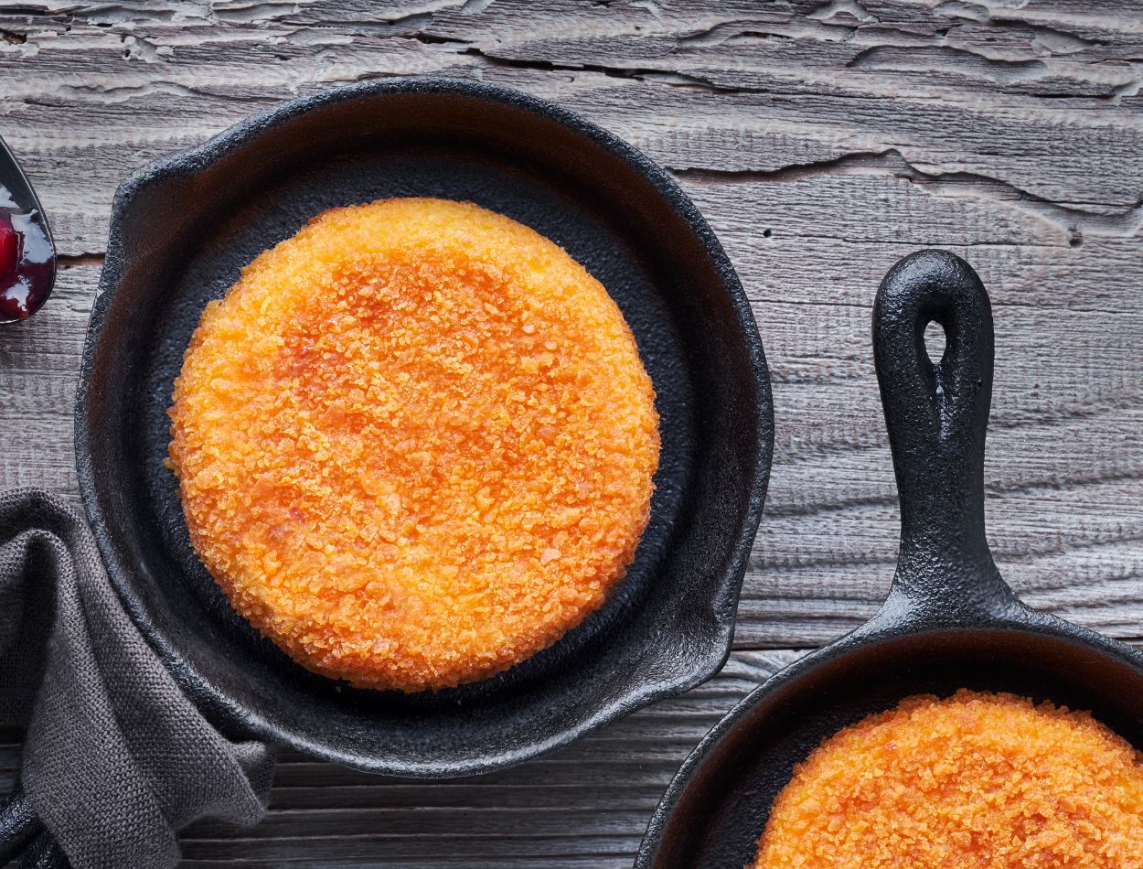 Tapioca de cuscuz na frigideira fácil de fazer para você começar bem seu dia 1 tapioca de cuscuz na frigideira