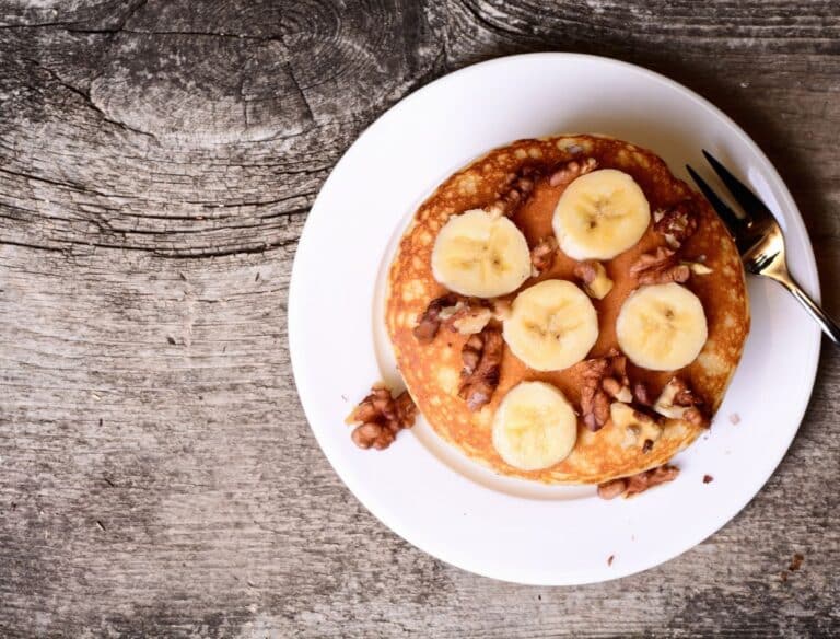 Panqueca de banana low carb.