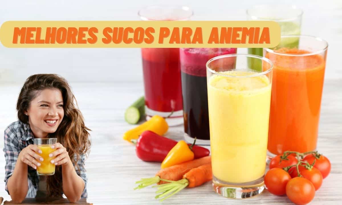 Tem ANEMIA? Confira as 10 melhores opções de sucos para repor o ferro no sangue 1 Sucos para anemia.
