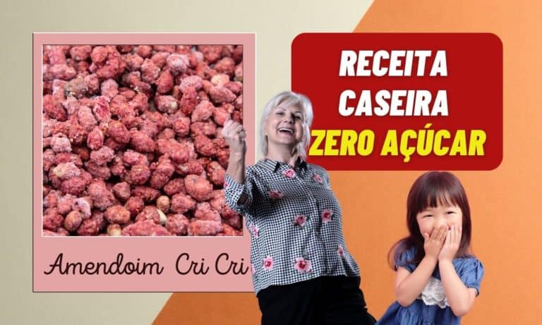 Amendoim Cri Cri Zero Açúcar: receita caseira simples e saudável 1 Amendoim cri cri zero açúcar.