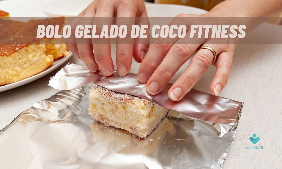 Bolo Gelado de Coco Fitness: sabor da infância sem pesar na balança 1 Bolo Gelado de Coco Fitness