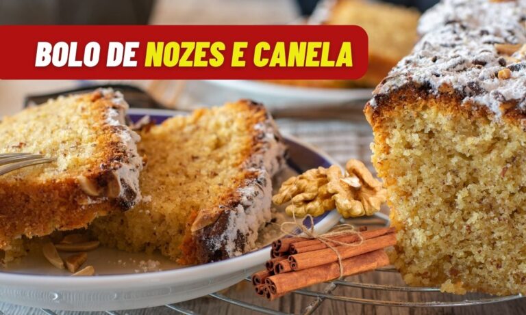 Bolo de Nozes e Canela: combinação perfeita para suas festas de natal 3 Bolo de nozes e canela.