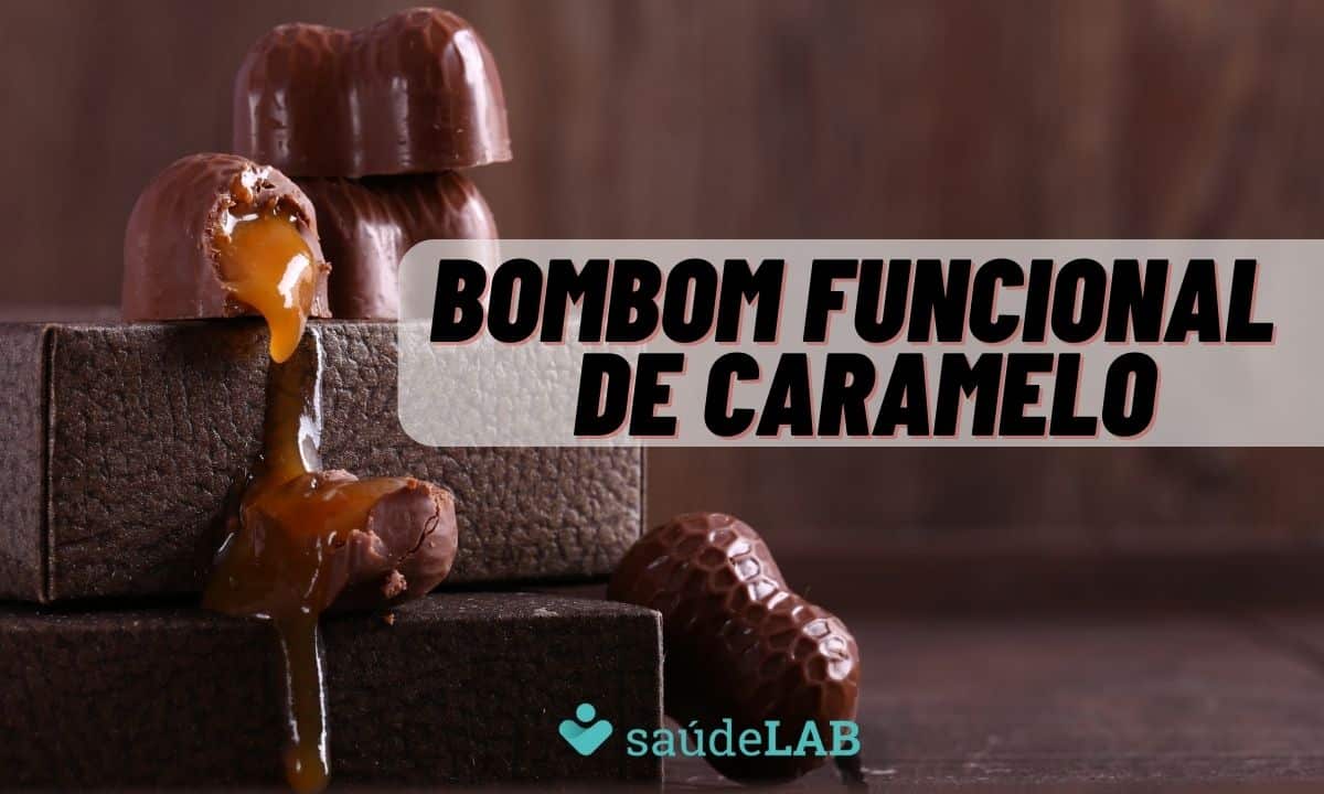 Bombom funcional com caramelo: sobremesa saudável para ninguém botar defeito 1 bombom funcional