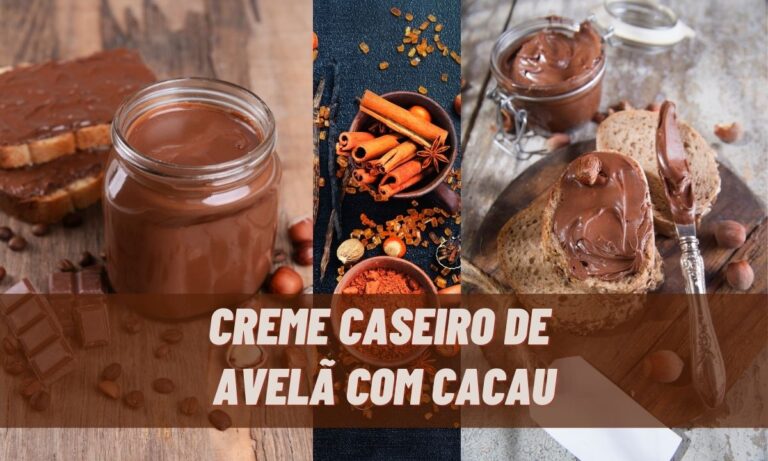 Creme caseiro de avelã com cacau