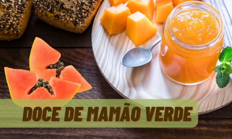 Doce de mamão verde light; aprenda essa versão zero açúcar 4 Doce de Mamão Verde