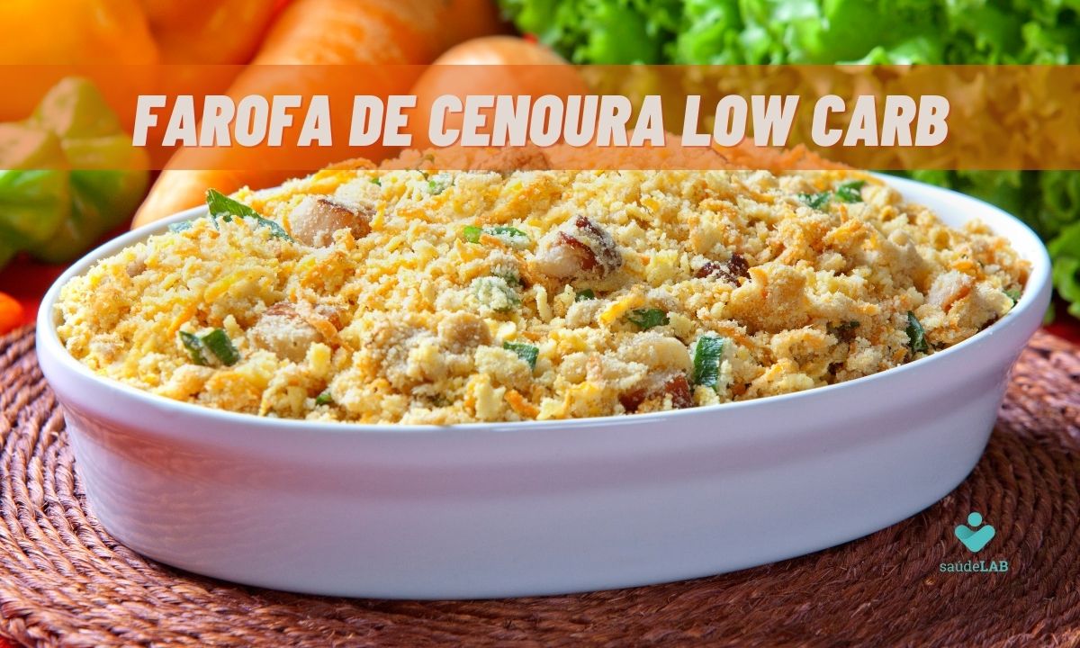 Farofa de Cenoura: prepare essa versão low carb deliciosa 1 Farofa de cenoura low carb