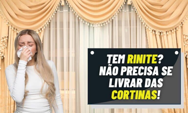 Qual é a melhor cortina para quem sofre de rinite? Veja como higienizar 5 Cortina para quem sofre com rinite.