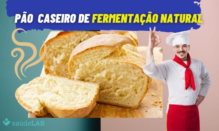 Pão Caseiro de Fermentação Natural: receita mais saudável e fofinha 7 Pão Caseiro de Fermentação Natural