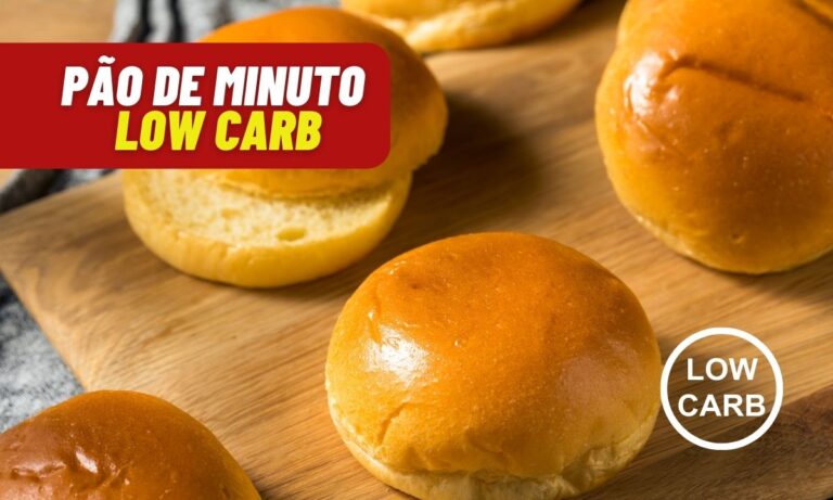 Pão de Minuto Low Carb.
