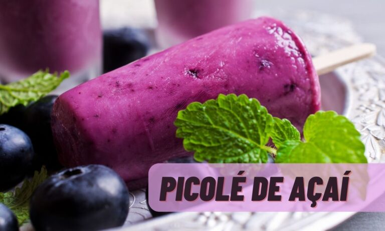 Picolé de açaí: uma receita leve, prática e benéfica para a saúde 5 Picolé de açaí
