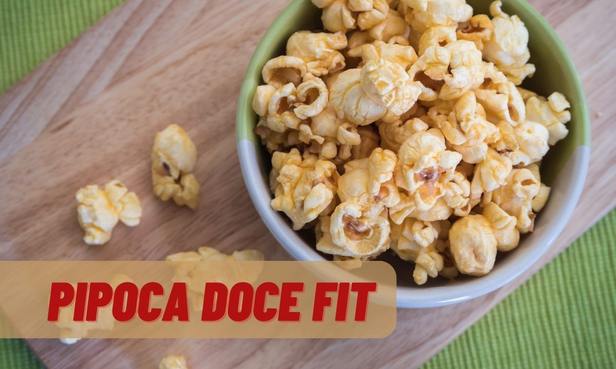 Pipoca doce fit e sem açúcar: uma alternativa de doce prática e leve 1 Pipoca Doce Fit
