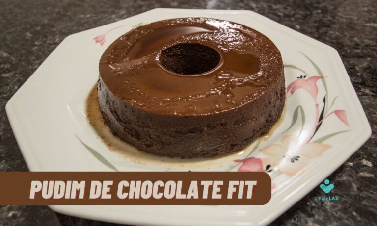 Pudim de Chocolate Fit: sobremesa saudável e prática 5 Pudim de chocolate fit.
