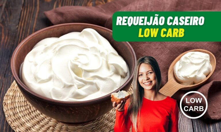 Requeijão Caseiro low carb com 2 ingredientes: mais gostoso que o comprado no mercado 3 Requeijão Caseiro Low Carb.