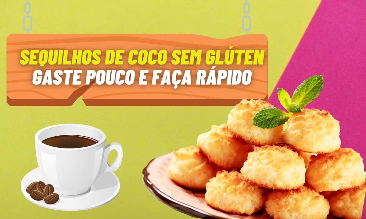 Sequilhos de coco sem glúten e lactose: veja essa receita saudável para o fim de tarde 1 Sequilhos de coco sem glúten.