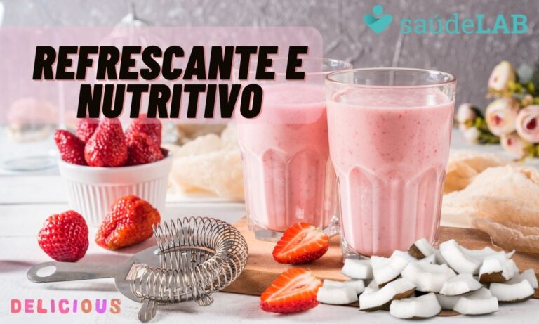Smoothie termogênico de morango com coco: aprenda a preparar essa receita fantástica 3 Smoothie termogênico de morango com coco