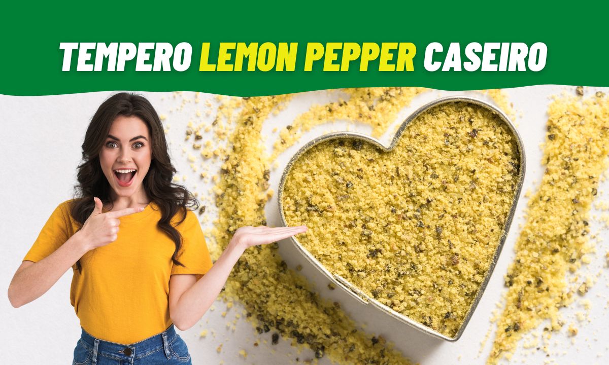 Tempero Lemon Pepper Caseiro.
