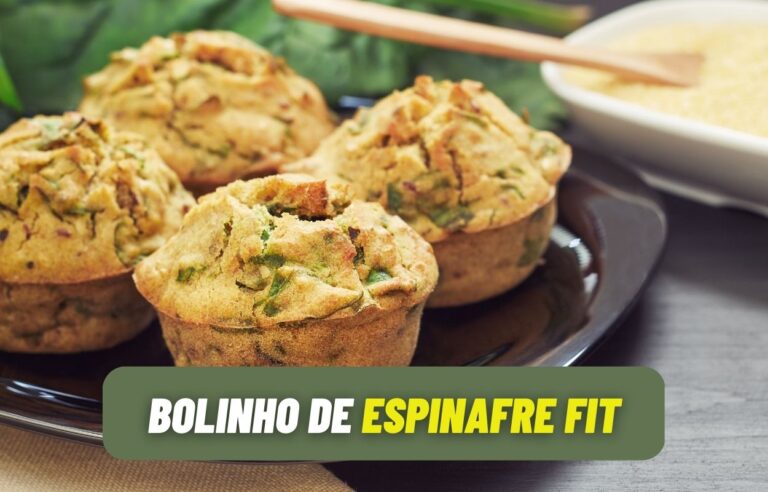 Bolinho de Espinafre Fit: receita fácil low carb para incluir na dieta 5 Bolinho de Espinafre Fit.
