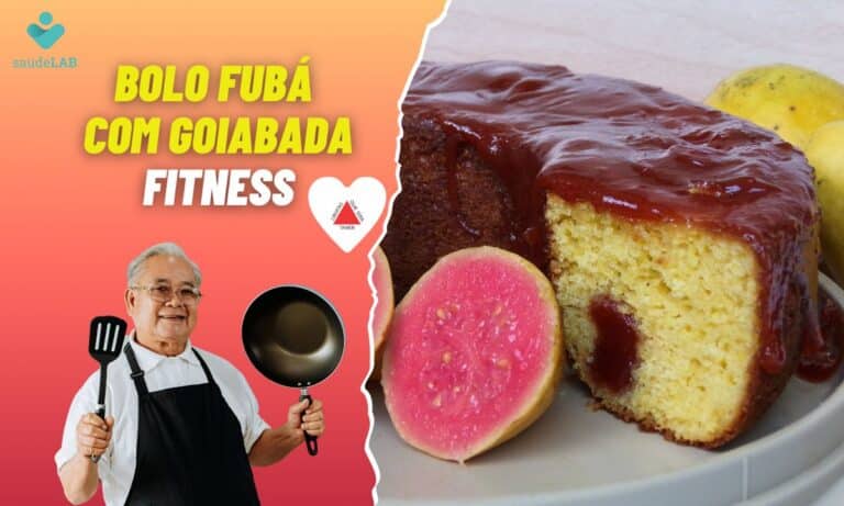 Bolo de fubá com goiabada fitness: prepare para o lanche com a família 6 Bolo de Fubá com goiabada Fitness