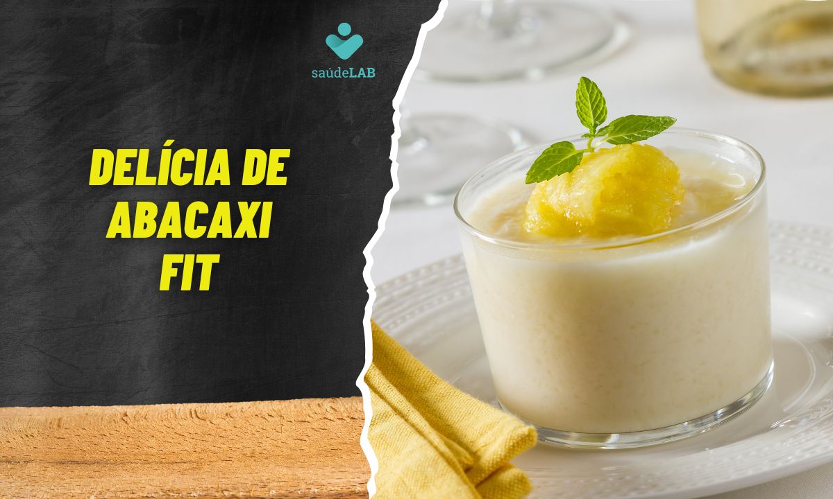 Delícia de abacaxi fit: sobremesa perfeita para se refrescar no verão 1 Delícia de abacaxi fit.