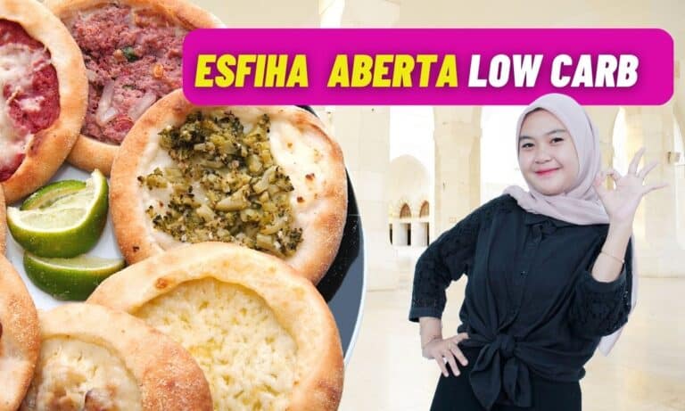 Esfiha low carb aberta: opções fácil com 3 opções incríveis de recheio 6 Esfiha Low Carb aberta.