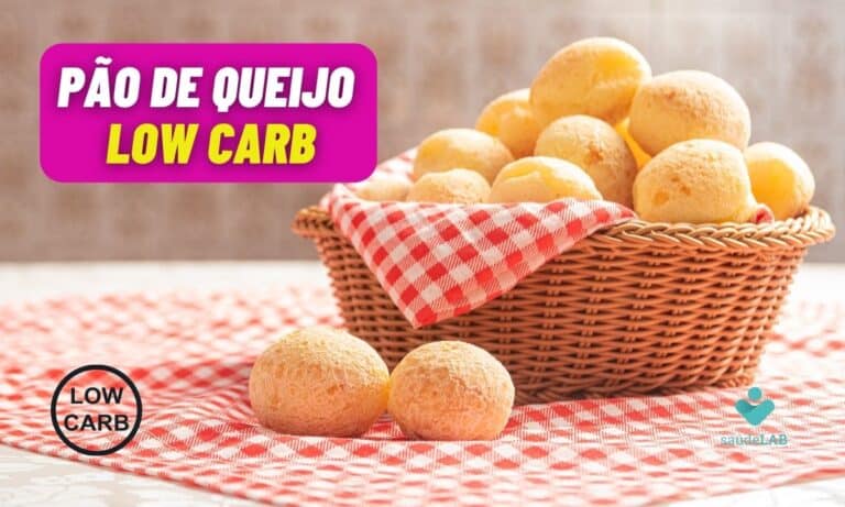 Pão de queijo low carb.