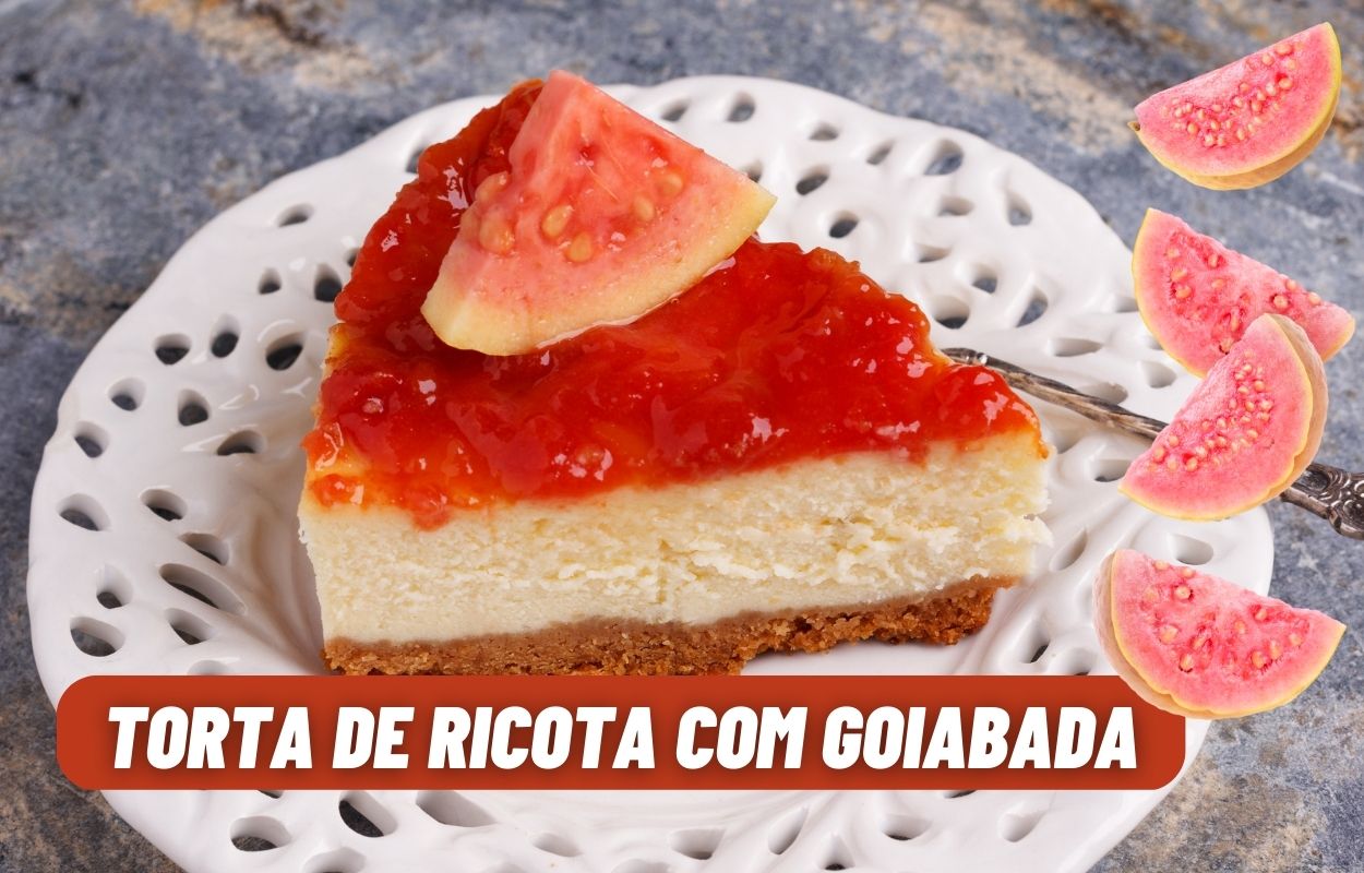Torta de Ricota com Goiabada light e fit: sobremesa que não pode faltar no cardápio 1 Torta de Ricota com Goiabada Fit