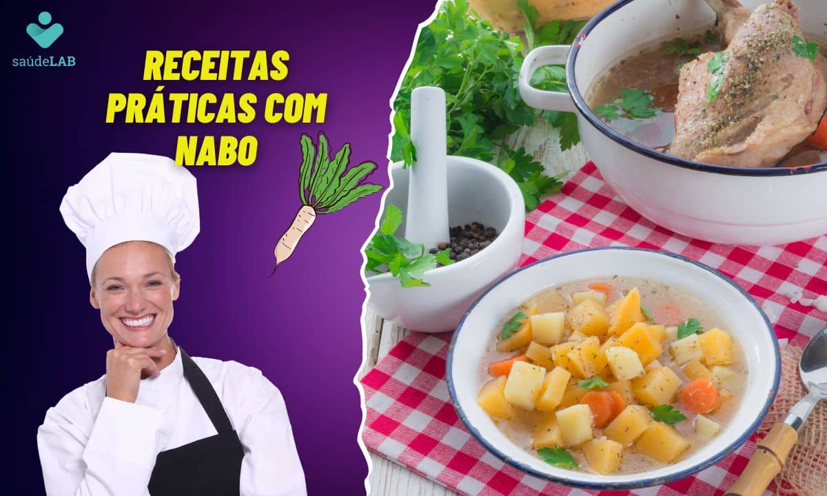 3 receitas práticas com Nabo: aprenda como incluir o ingrediente nos preparos saudáveis 1 Receitas Práticas com Nabo.