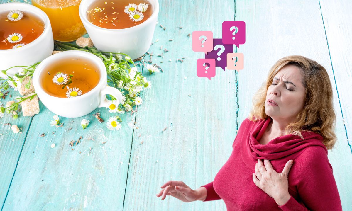 Chá de camomila faz al ao coração?