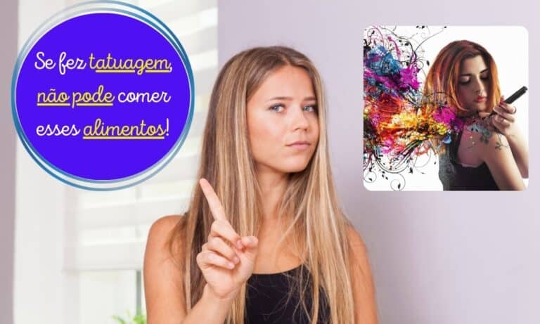Alimetos proibidos após a tatuagem.