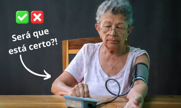 Erros ao medir a pressão em casa.