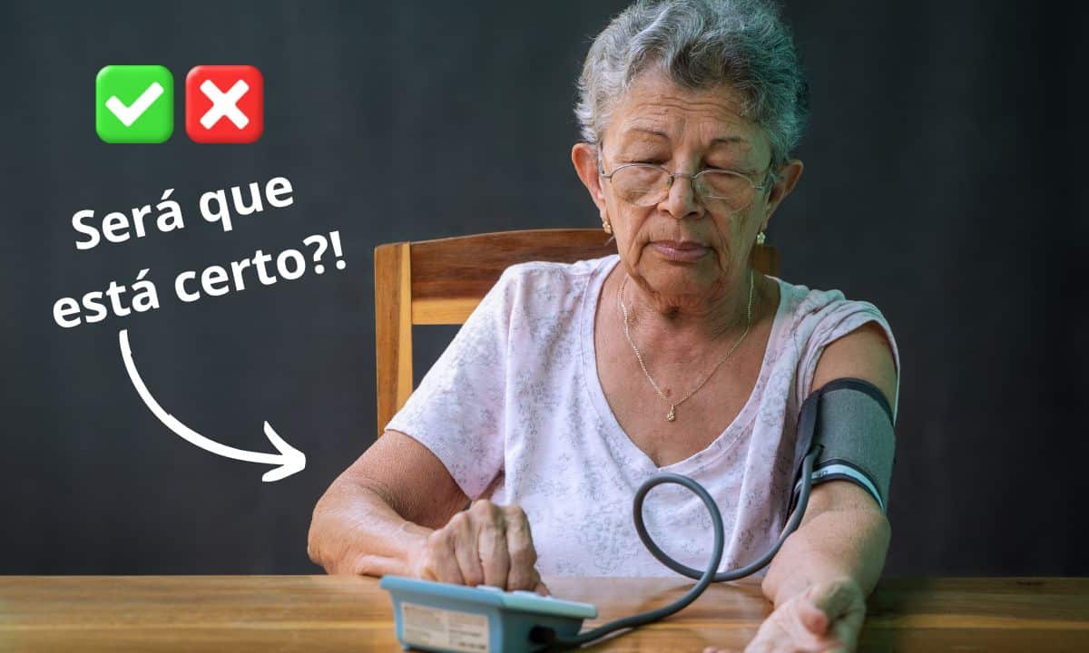 7 erros mais comuns ao medir a pressão em casa: saiba qual é o jeito certo 1 Erros ao medir a pressão em casa.