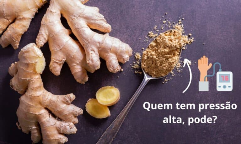 Gengibre faz mal para quem tem pressão alta