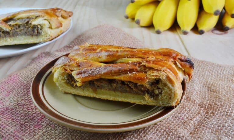 Torta de banana: receita deliciosa sem trigo e sem açúcar 3 Torta de banana.