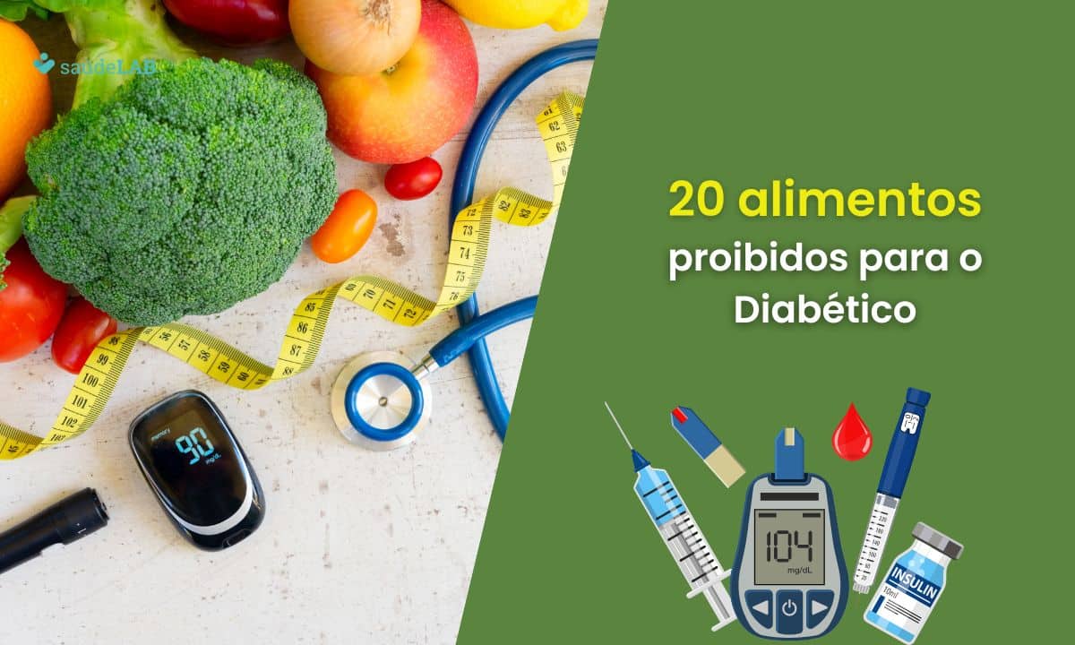 20 alimentos que diabéticos não podem comer e mais 10 combinações perigosas 1 20 alimentos que diabéticos não podem comer. Foto: Canva PRO