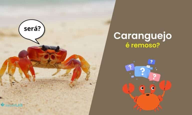 Caranguejo é remoso.