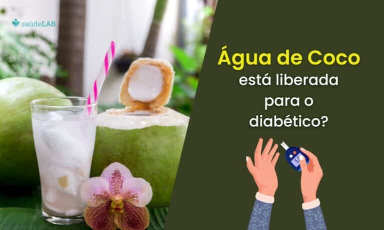 Diabético pode tomar água de coco.