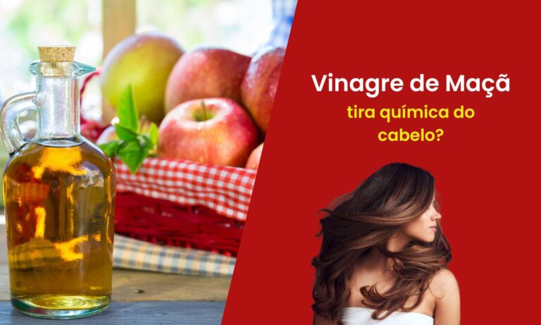 Vinagre de maçã tira a química do cabelo? Saiba como usar corretamente 2 Vinagre de Maçã tira química do cabelo.