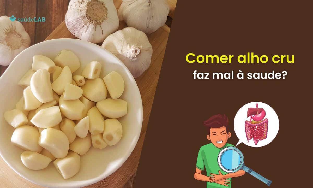 Comer alho cru faz mal para a saúde, ou isso é mito? Descubra a verdade 1 Comer alho cru faz mal.