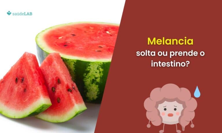 Melancia solta o intestino.