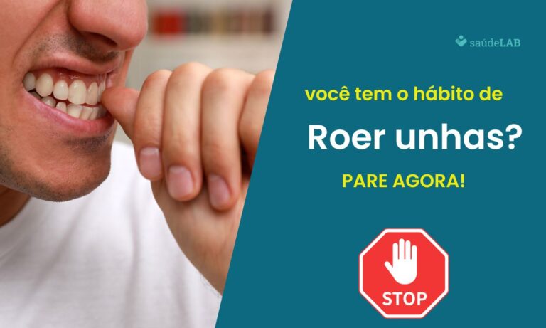 Roer unhas faz mal.