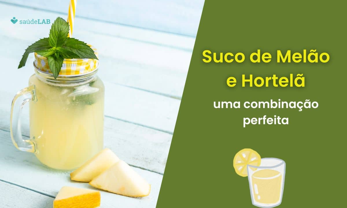 Suco de Melão com Hortelã: conheça os benefícios para saúde e aprenda como preparar 1 Suco de Melão com Hortelã.