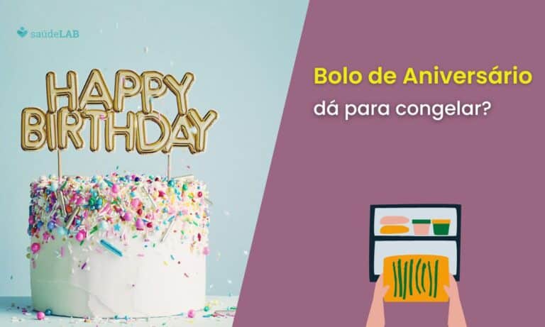 Como congelar bolo de aniversário.